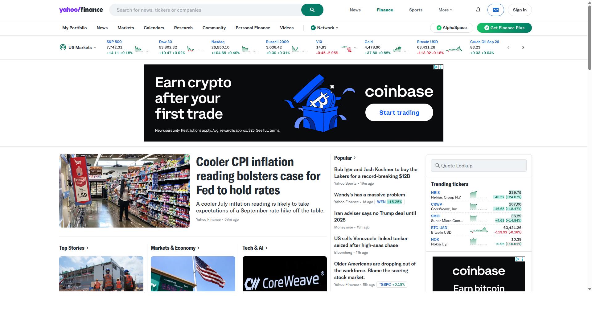 Tranchi for Cap Rates website